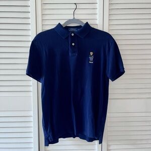 Polo Ralph Lauren Slim Fit Polo Bear Mesh Polo Shirt